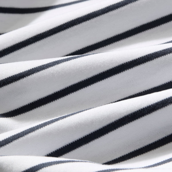 Mizzen+Main Palmer T-Shirt - White Navy Stripe - nineNORTH | Men's & Women's Clothing Boutique