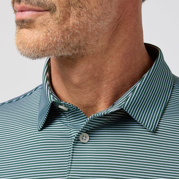 Mizzen+Main Versa Polo - Pine Balanced Stripe - nineNORTH | Men's & Women's Clothing Boutique
