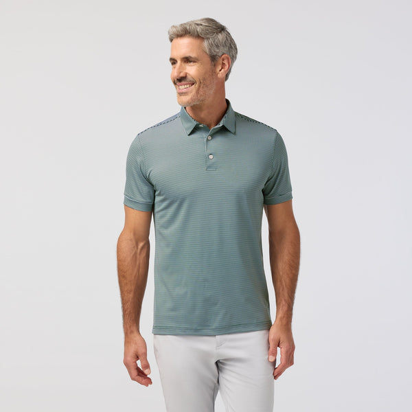Mizzen+Main Versa Polo - Pine Balanced Stripe - nineNORTH | Men's & Women's Clothing Boutique