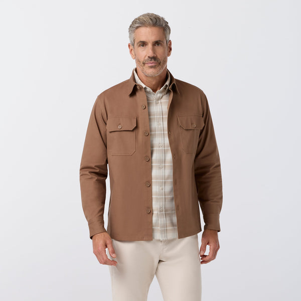 Mizzen+Main Warren Overshirt - Mocha - nineNORTH | Men's & Women's Clothing Boutique