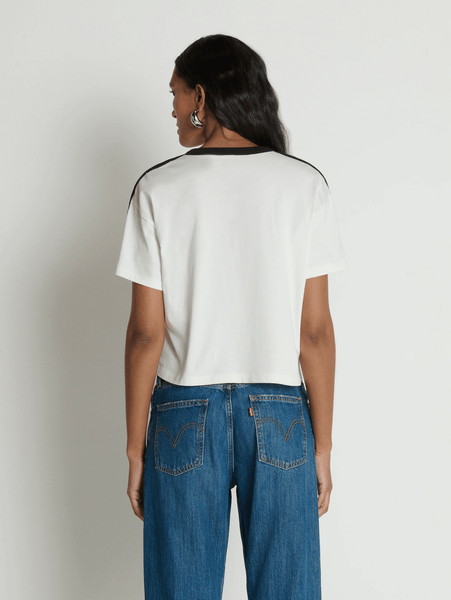 Nation Ada Button Tee - Porcelain Color Block - nineNORTH | Men's & Women's Clothing Boutique