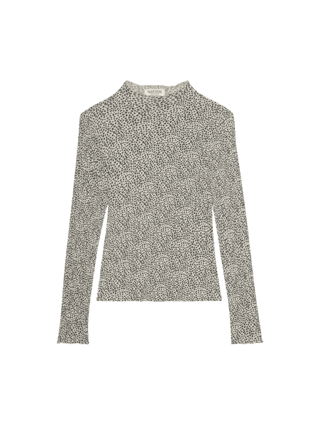 Nation Brenna Mock Neck Top / Winter Pebble - nineNORTH | Men's & Women's Clothing Boutique