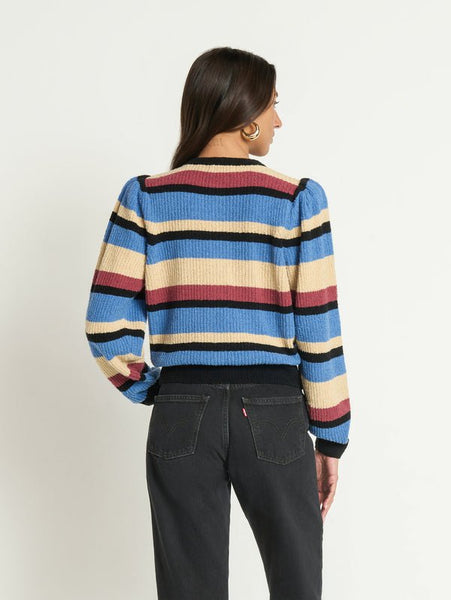 Nation Carmela Cardigan / Velour Multi Stripe - nineNORTH | Men's & Women's Clothing Boutique