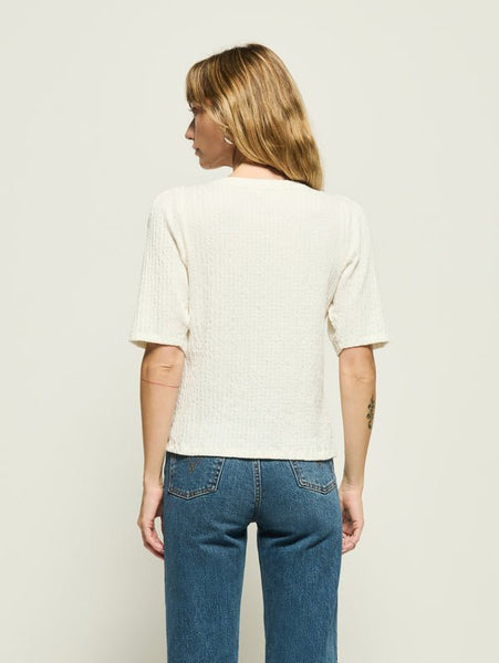 Nation Deana Textured Tee / Porcelain - nineNORTH | Men's & Women's Clothing Boutique