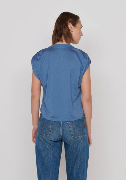 Nation Frankie Muscle Tee - Bella Blue - nineNORTH | Men's & Women's Clothing Boutique