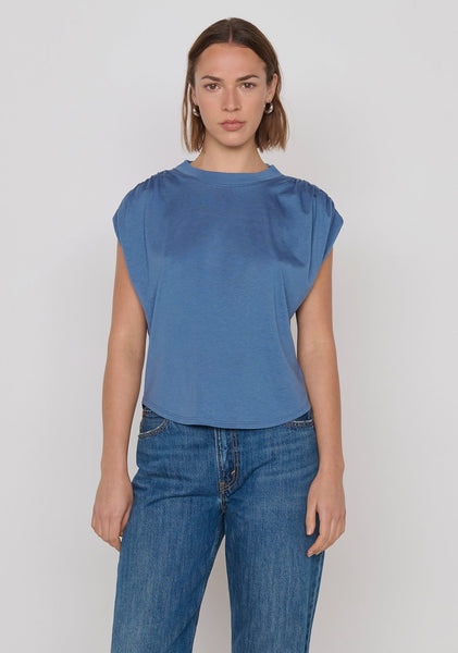 Nation Frankie Muscle Tee - Bella Blue - nineNORTH | Men's & Women's Clothing Boutique