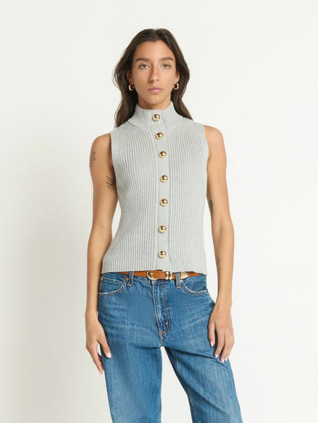 Nation Ira Sweater Vest / Heather Grey - nineNORTH | Men's & Women's Clothing Boutique