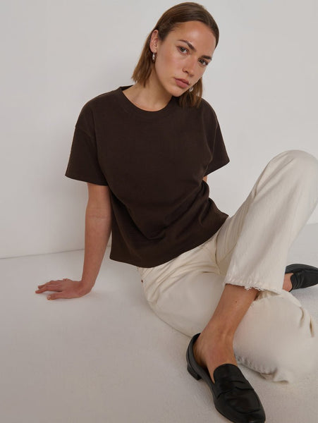Nation Jessa Tee - Cocoa - nineNORTH | Men's & Women's Clothing Boutique