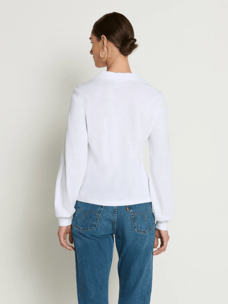 Nation Kimberley Polo Tee / Optic White - nineNORTH | Men's & Women's Clothing Boutique