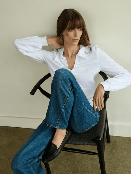 Nation Kimberley Polo Tee / Optic White - nineNORTH | Men's & Women's Clothing Boutique