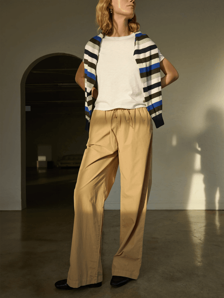 Nation Lucia Poplin Pant - Toffee - nineNORTH | Men's & Women's Clothing Boutique