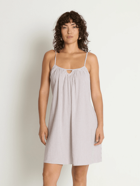 Nation Margot Mini Dress - Praline Stripe - nineNORTH | Men's & Women's Clothing Boutique