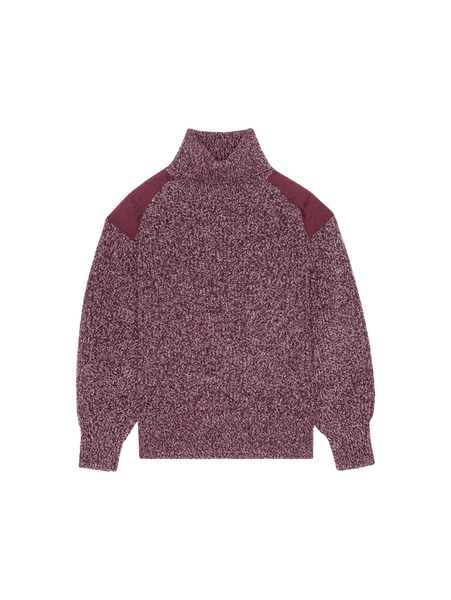 Nation Pepper Patched Sweater / Heather Port - nineNORTH | Men's & Women's Clothing Boutique