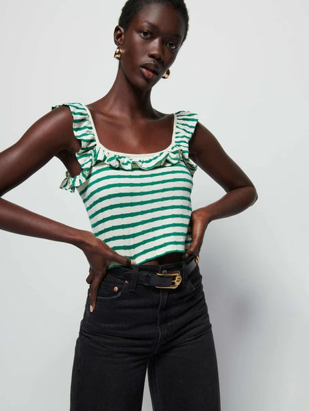 Nation Rosa Tank / Verdant Green Stripe - nineNORTH | Men's & Women's Clothing Boutique