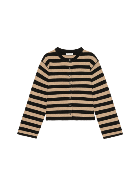 Nation Rosetta Cardigan / Cocoa Stripe - nineNORTH | Men's & Women's Clothing Boutique