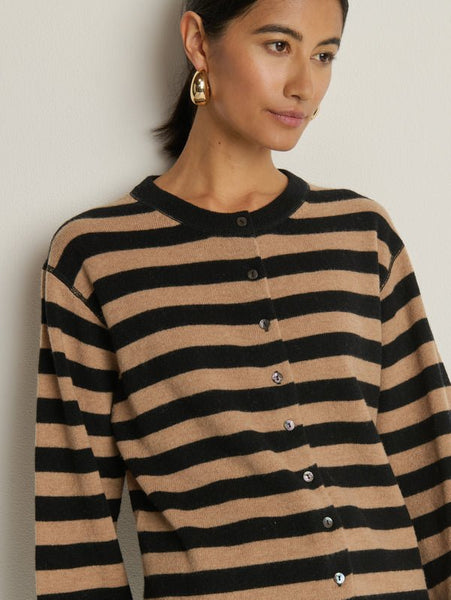 Nation Rosetta Cardigan / Cocoa Stripe - nineNORTH | Men's & Women's Clothing Boutique