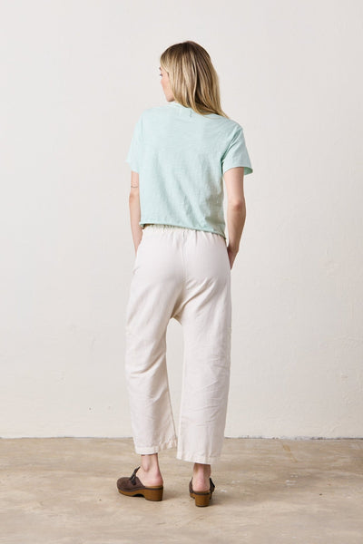 NSF Shailey Paperbag Waist Linen Cotton Pant / Ivory - nineNORTH | Men's & Women's Clothing Boutique
