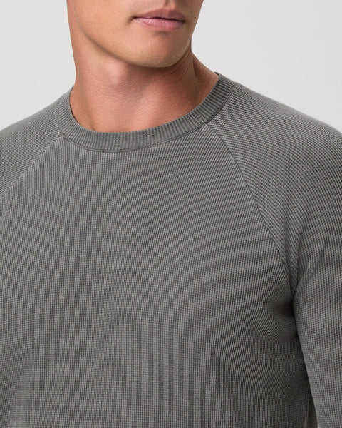 PAIGE Davies Waffle Tee / Vintage Faded Charcoal - nineNORTH | Men's & Women's Clothing Boutique