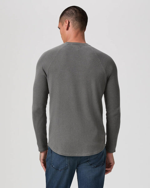 PAIGE Davies Waffle Tee / Vintage Faded Charcoal - nineNORTH | Men's & Women's Clothing Boutique