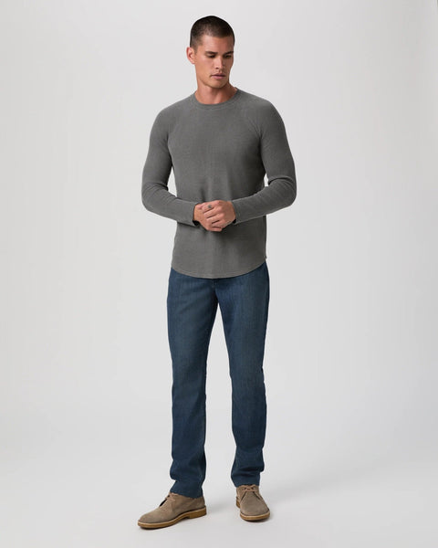 PAIGE Davies Waffle Tee / Vintage Faded Charcoal - nineNORTH | Men's & Women's Clothing Boutique