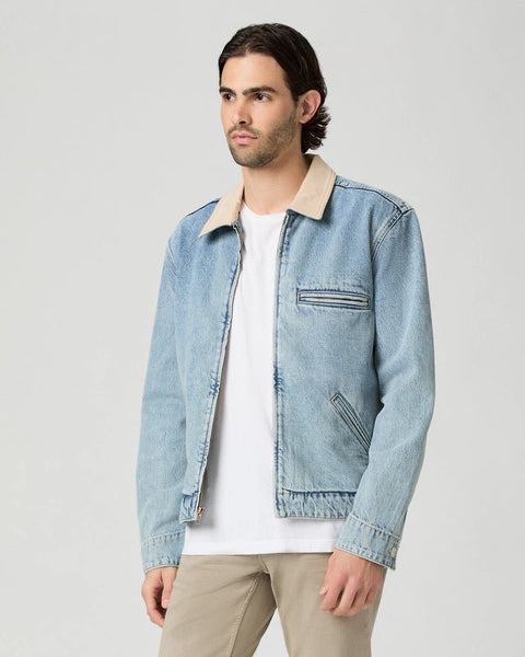 PAIGE Laughlin Denim Zip - Up Jacket - Moby - nineNORTH | Men's & Women's Clothing Boutique