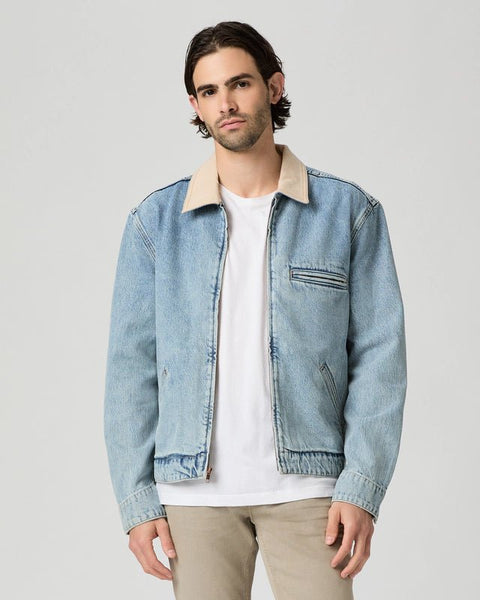 PAIGE Laughlin Denim Zip - Up Jacket - Moby - nineNORTH | Men's & Women's Clothing Boutique