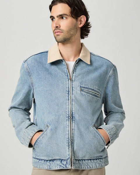 PAIGE Laughlin Denim Zip - Up Jacket - Moby - nineNORTH | Men's & Women's Clothing Boutique