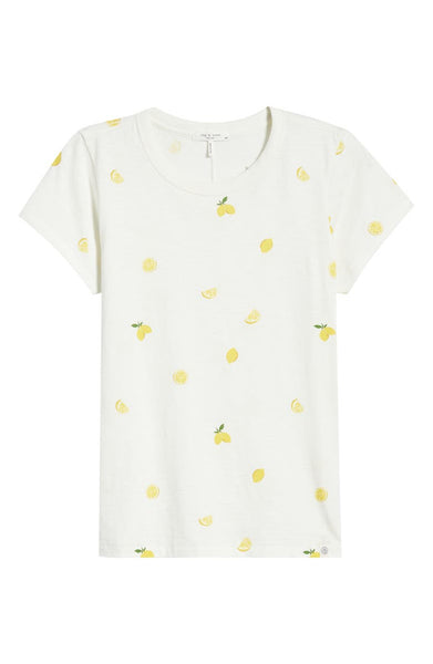 rag & bone All Over Lemon Tee - Bone - nineNORTH | Men's & Women's Clothing Boutique