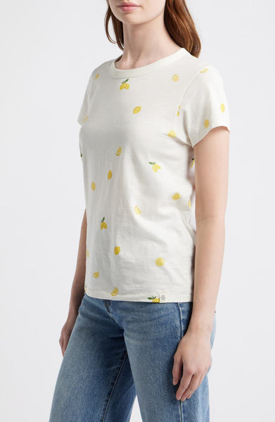 rag & bone All Over Lemon Tee - Bone - nineNORTH | Men's & Women's Clothing Boutique