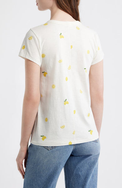 rag & bone All Over Lemon Tee - Bone - nineNORTH | Men's & Women's Clothing Boutique