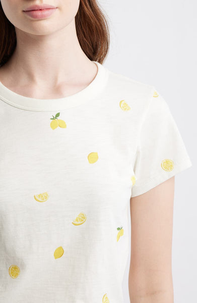 rag & bone All Over Lemon Tee - Bone - nineNORTH | Men's & Women's Clothing Boutique