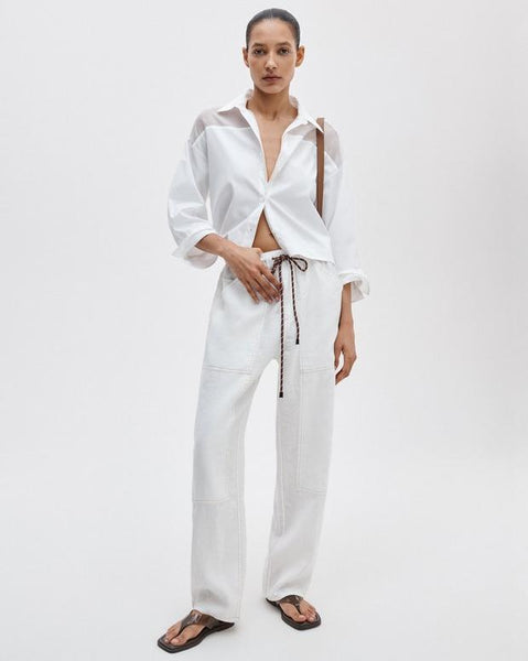 rag & bone Atlas Linen Pant - White - nineNORTH | Men's & Women's Clothing Boutique