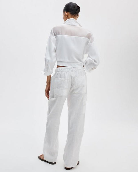 rag & bone Atlas Linen Pant - White - nineNORTH | Men's & Women's Clothing Boutique