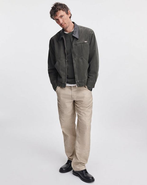 rag & bone Brooks Wool Crewneck Sweater - Army - nineNORTH | Men's & Women's Clothing Boutique