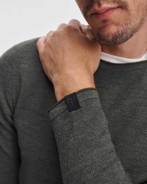 rag & bone Brooks Wool Crewneck Sweater - Army - nineNORTH | Men's & Women's Clothing Boutique