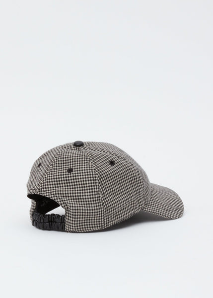 rag & bone Harlow Baseball Cap - Black Gingham - nineNORTH | Men's & Women's Clothing Boutique
