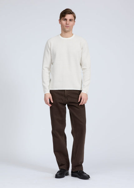 rag & bone Harvey Rib Sweater - Chalk - nineNORTH | Men's & Women's Clothing Boutique