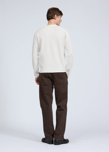rag & bone Harvey Rib Sweater - Chalk - nineNORTH | Men's & Women's Clothing Boutique