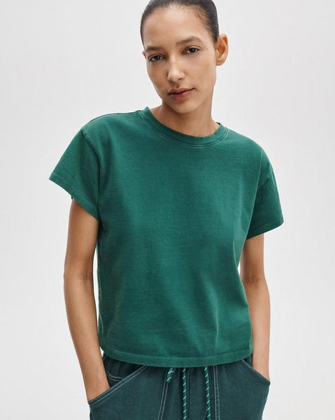 rag & bone Kelly Washed Boxy Tee - Forest - nineNORTH | Men's & Women's Clothing Boutique