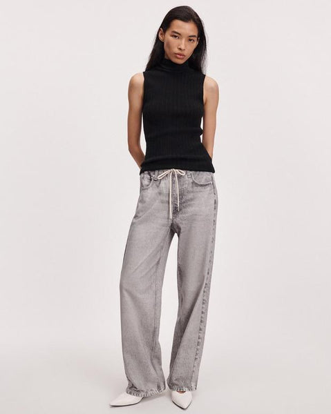 rag & bone Miramar Drawstring Wide-Leg Pant - Icy Grey - nineNORTH | Men's & Women's Clothing Boutique