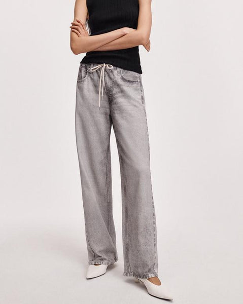 rag & bone Miramar Drawstring Wide-Leg Pant - Icy Grey - nineNORTH | Men's & Women's Clothing Boutique