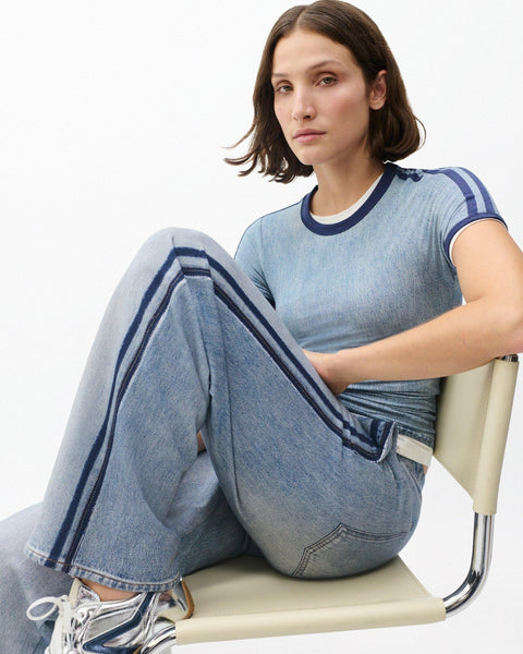 rag & bone Miramar Wide - Leg Track Pants / Coney - nineNORTH | Men's & Women's Clothing Boutique