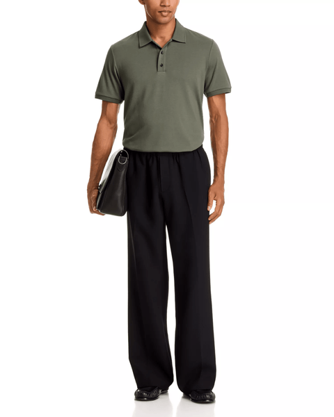 rag & bone Tech Piqué Slim Polo - Dark Green - nineNORTH | Haddonfield, NJ