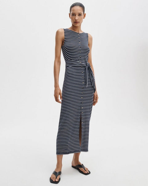 rag & bone The Knit Buttoned Striped Dress - Salute Multi - nineNORTH | Men's & Women's Clothing Boutique