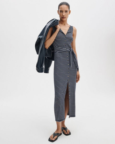 rag & bone The Knit Buttoned Striped Dress - Salute Multi - nineNORTH | Men's & Women's Clothing Boutique