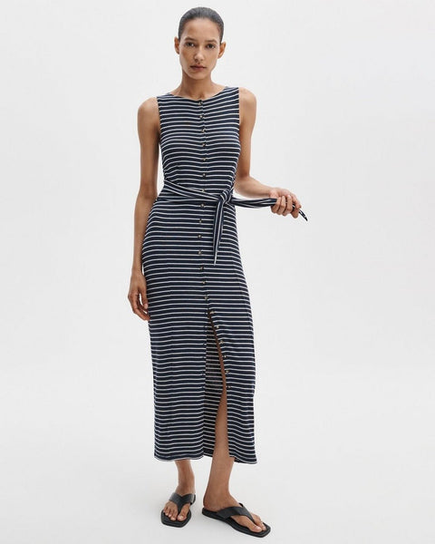 rag & bone The Knit Buttoned Striped Dress - Salute Multi - nineNORTH | Men's & Women's Clothing Boutique