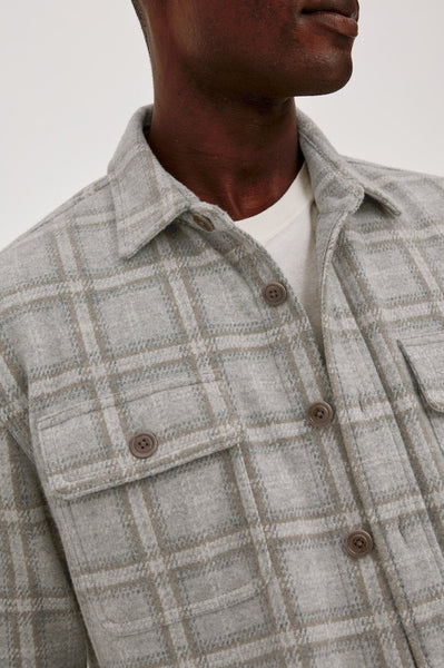 Rails Alder Overshirt - Quarry Mist Heather - nineNORTH | Men's & Women's Clothing Boutique