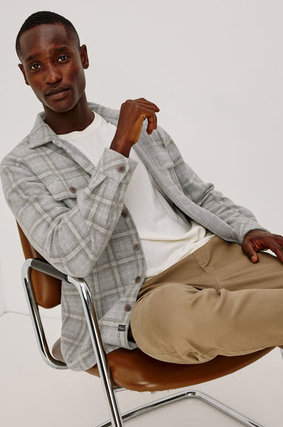 Rails Alder Overshirt - Quarry Mist Heather - nineNORTH | Men's & Women's Clothing Boutique