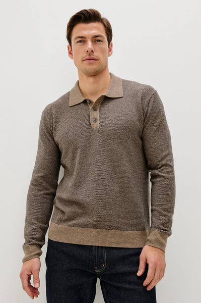 Rails Anders Sweater Polo / Flax Navy - nineNORTH | Men's & Women's Clothing Boutique