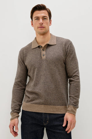 Rails Anders Sweater Polo / Flax Navy - nineNORTH | Men's & Women's Clothing Boutique